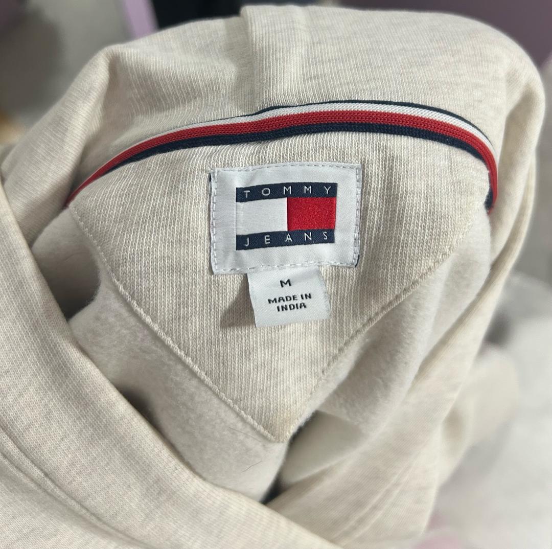 Tommy Hilfiger Худи томми бежевого цвета — фото 2