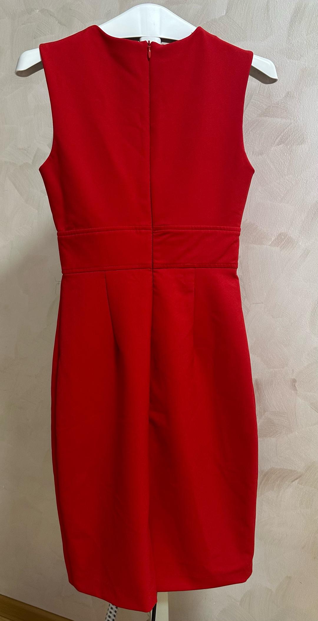 Zara Красное платье Zara Basic Collection — фото 2