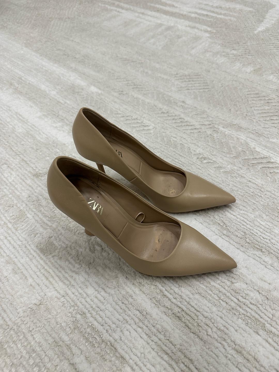 Zara Бежевые классические лодочки Zara — фото 2