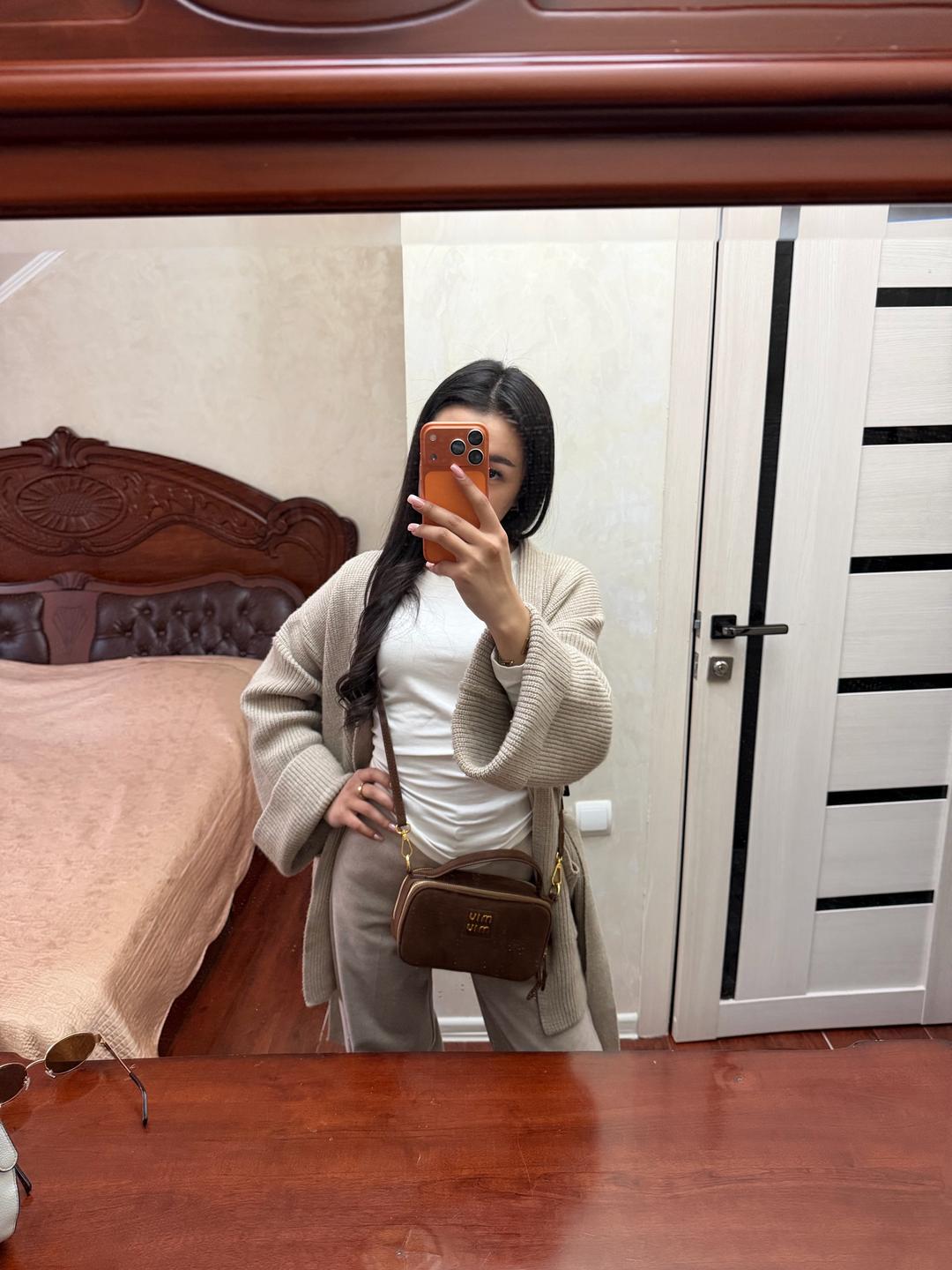 Miu Miu Коричневый сумка miu miu — фото 2