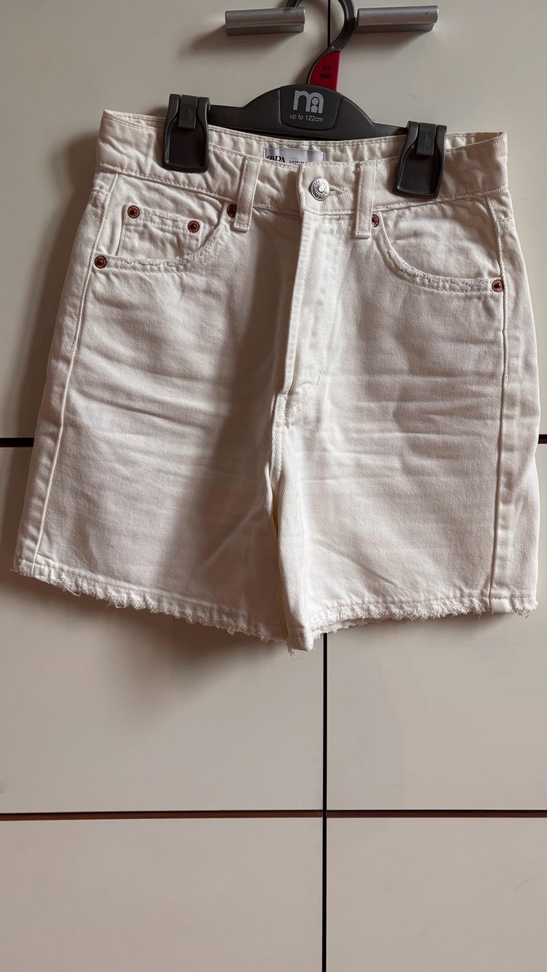 Zara Белые шорты Zara — фото 2