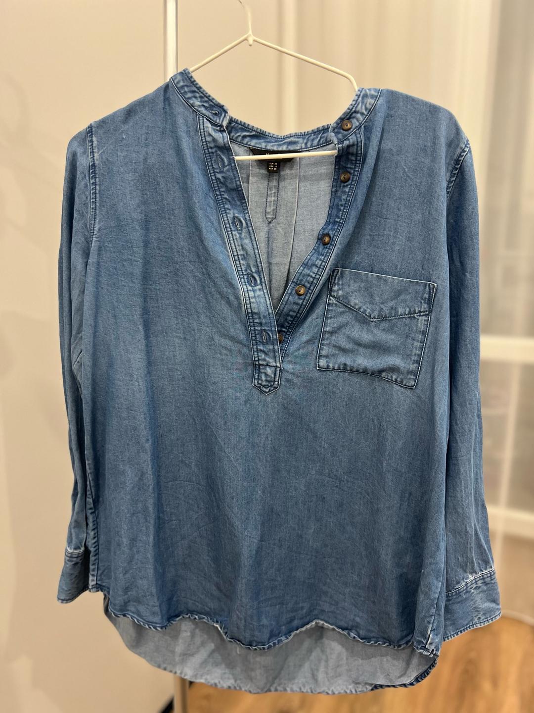 Massimo Dutti Рубашка Джинсовая Massimo Dutti — фото 2