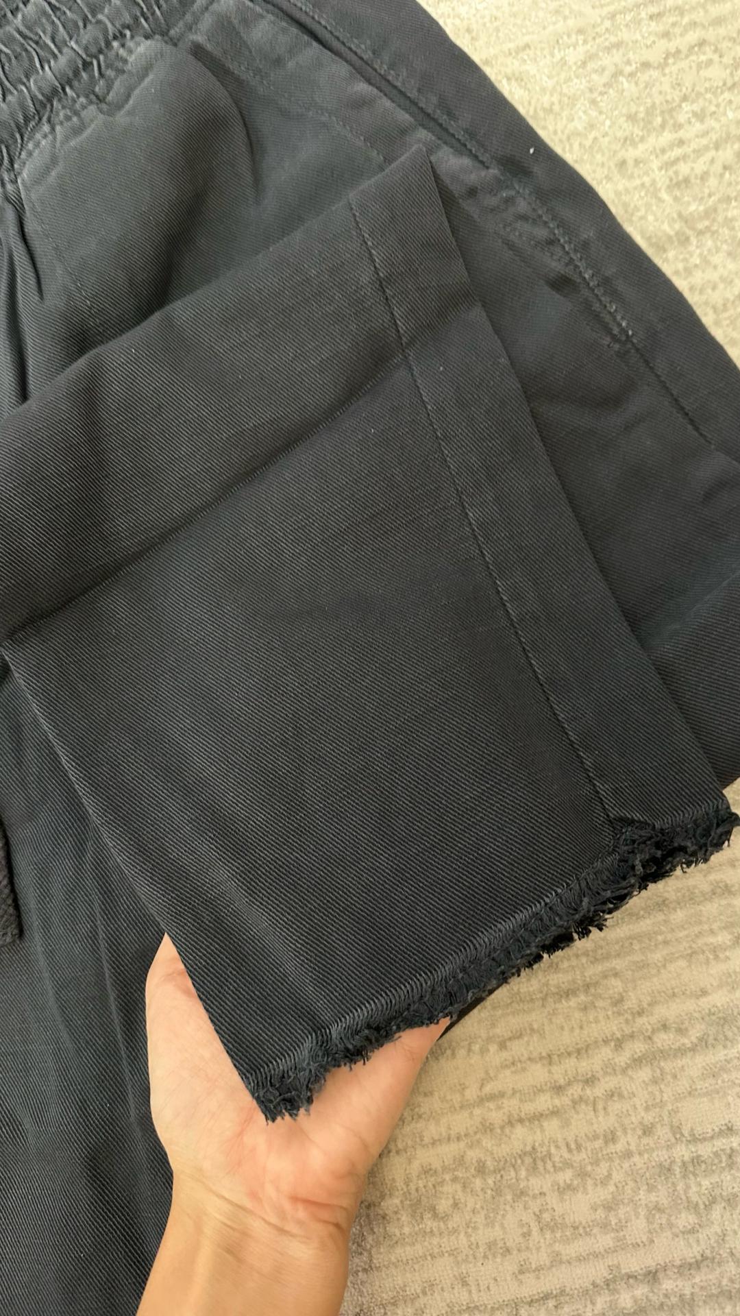 Zara ZARA Брюки на резинке с необработанным краем — фото 2
