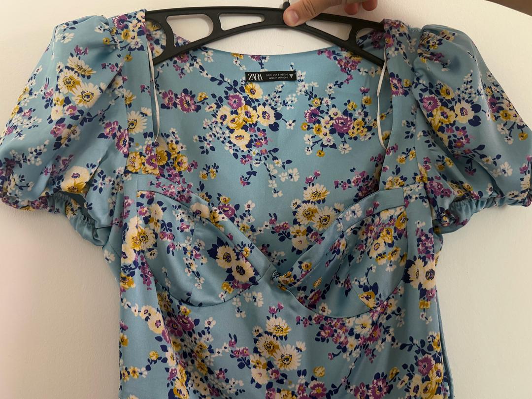 Zara Платье в цветочек Zara — фото 2