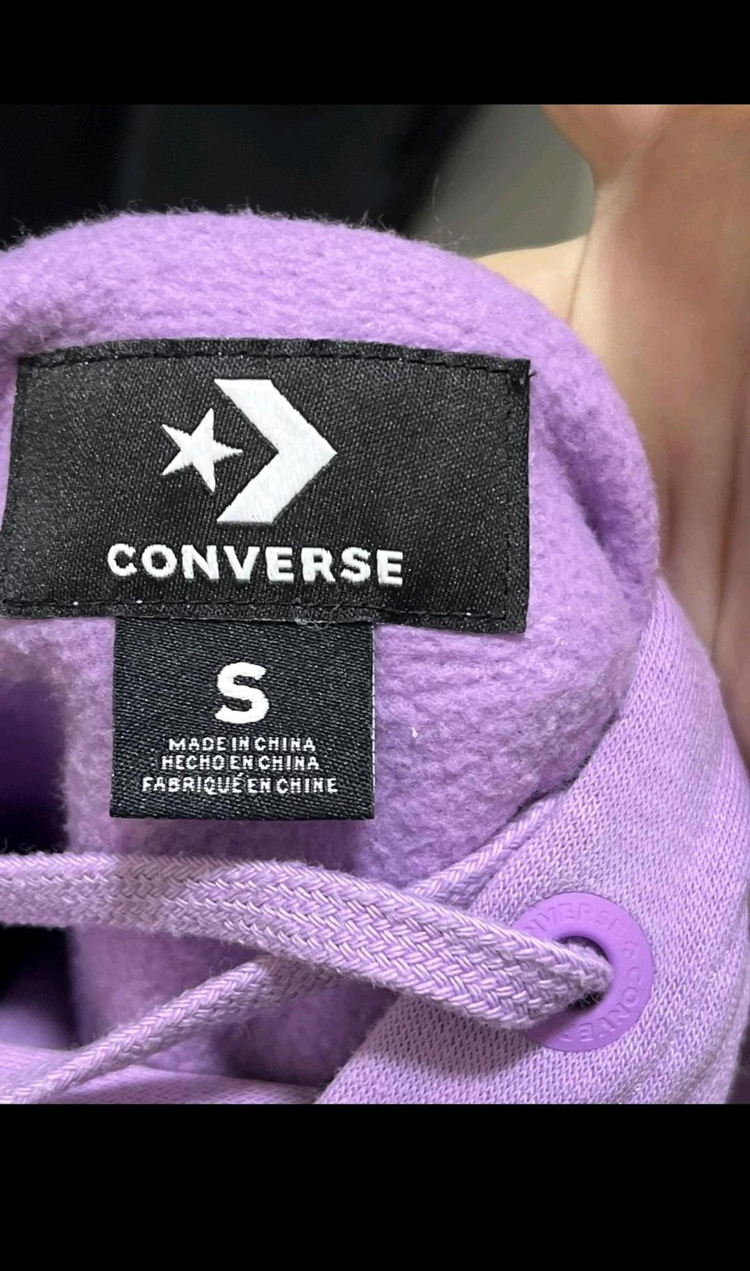 Converse Сиреневое худи Converse S — фото 2