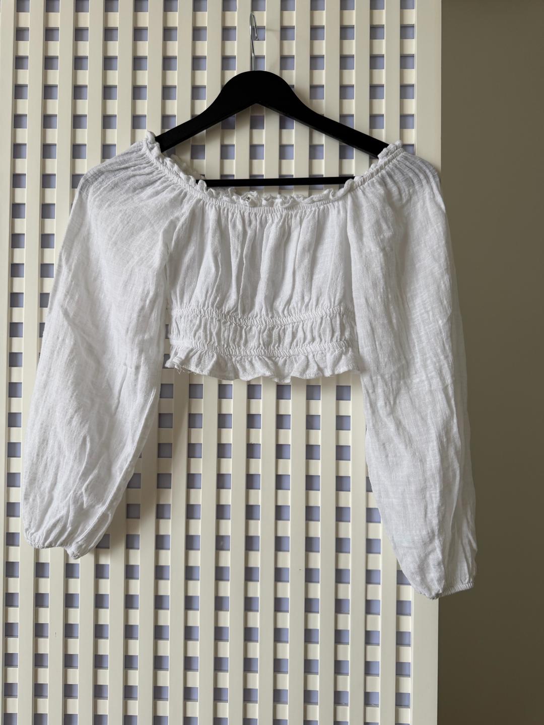 Pull & Bear Топ крестьяночка — фото 2