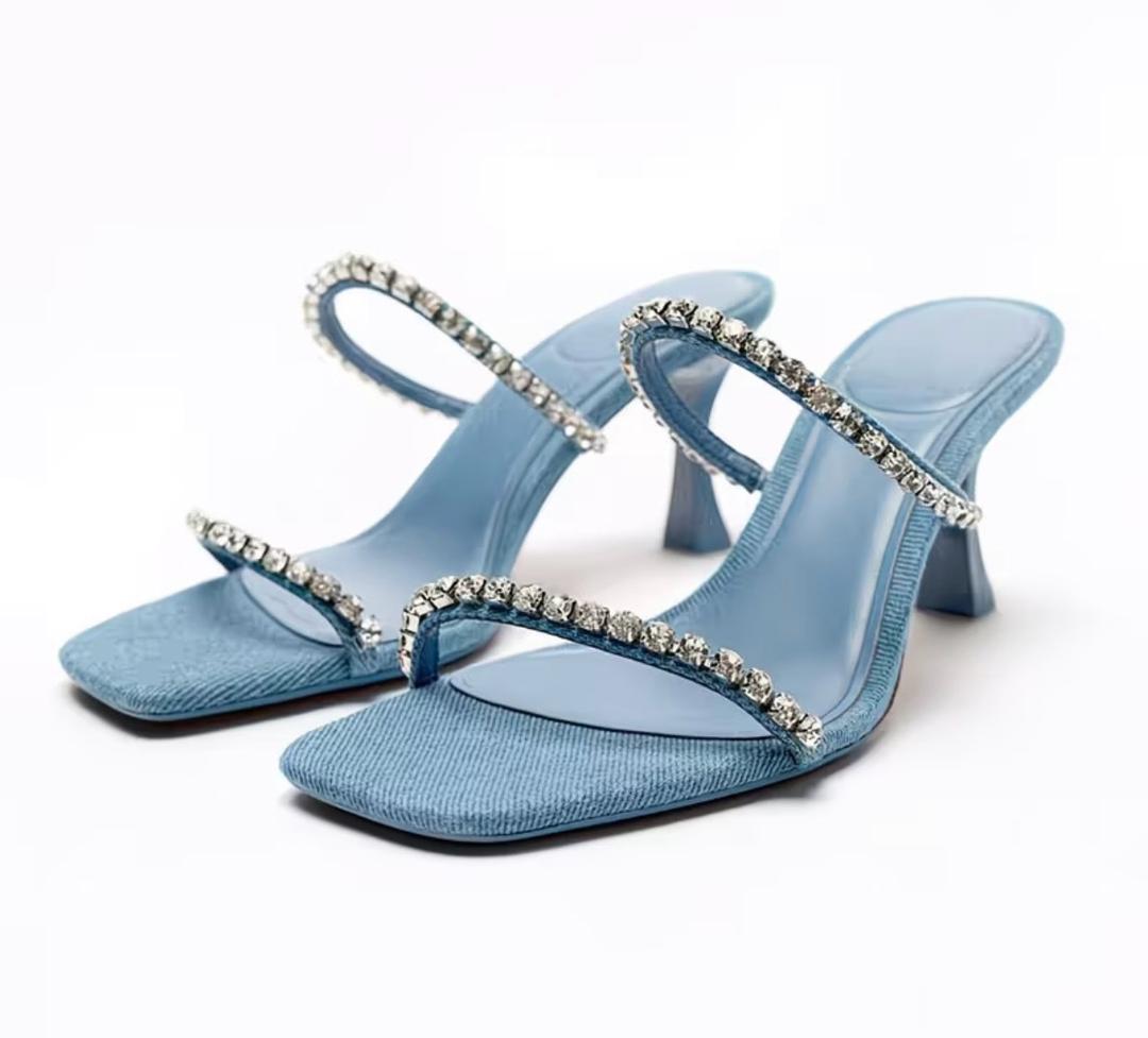 Zara Джинсовые туфли — фото 2