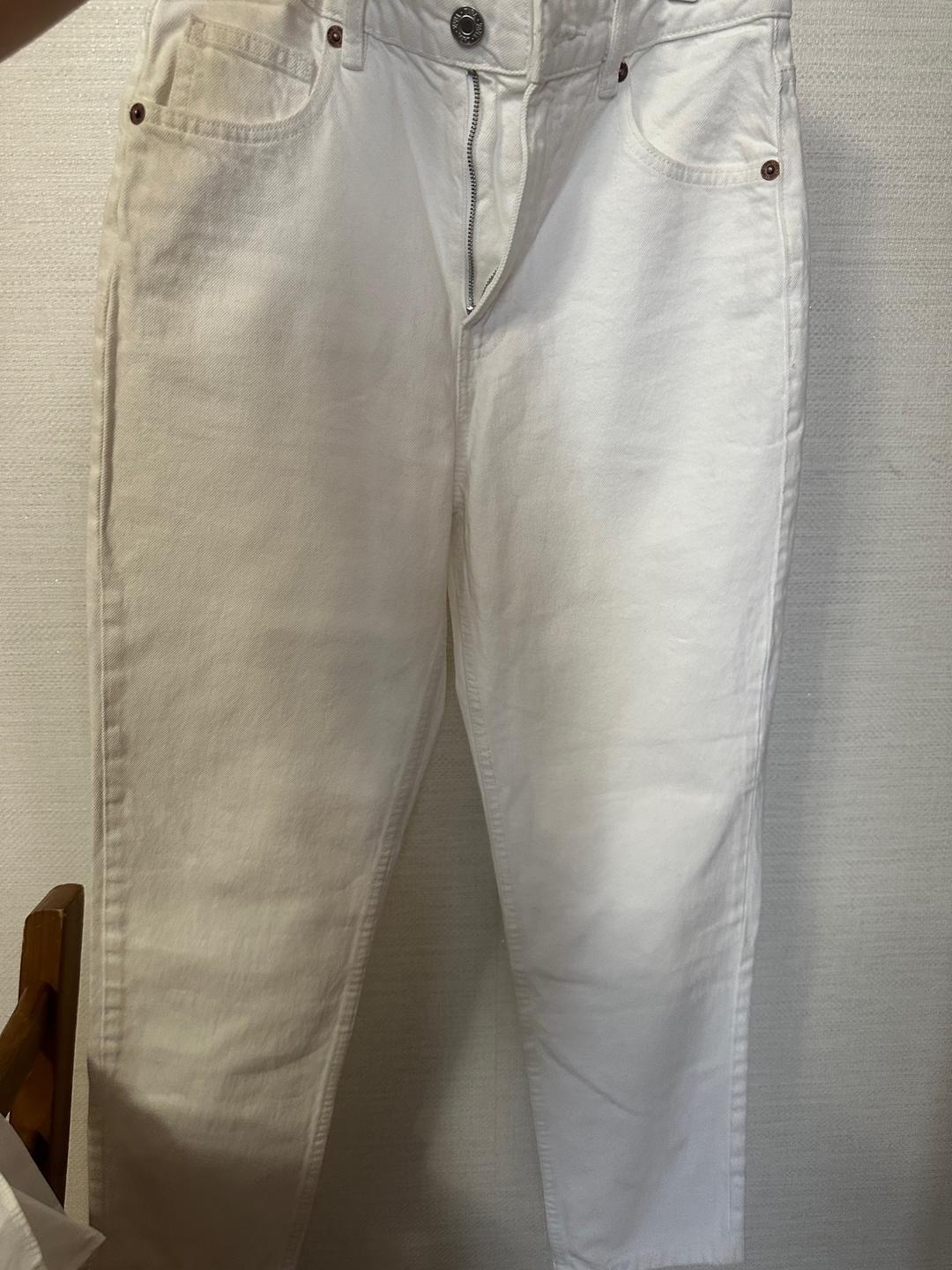Zara Белые джинсы ZARA — фото 2