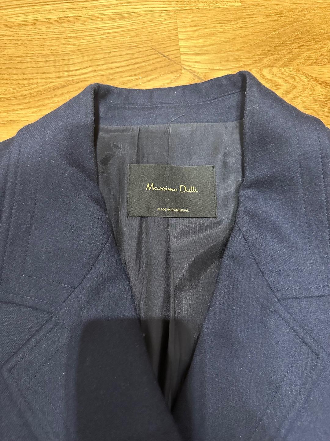 Massimo Dutti Темно синий шерстяной костюм Massimo Dutti — фото 2