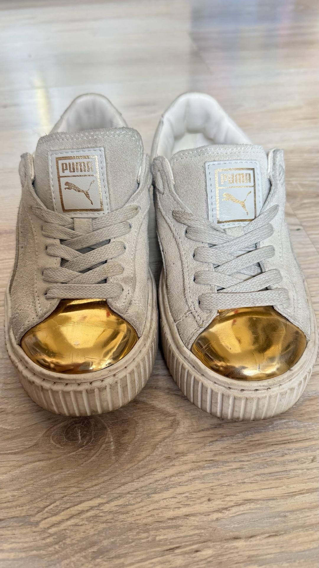 Puma Кеды белые Puma Gold — фото 2