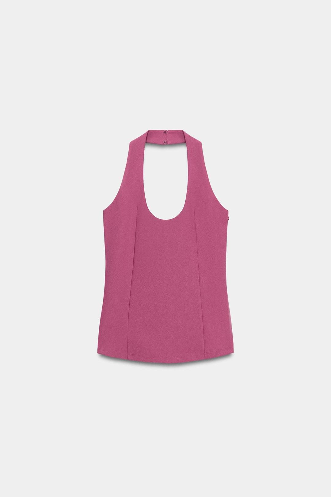 Zara Топ через шею — фото 2