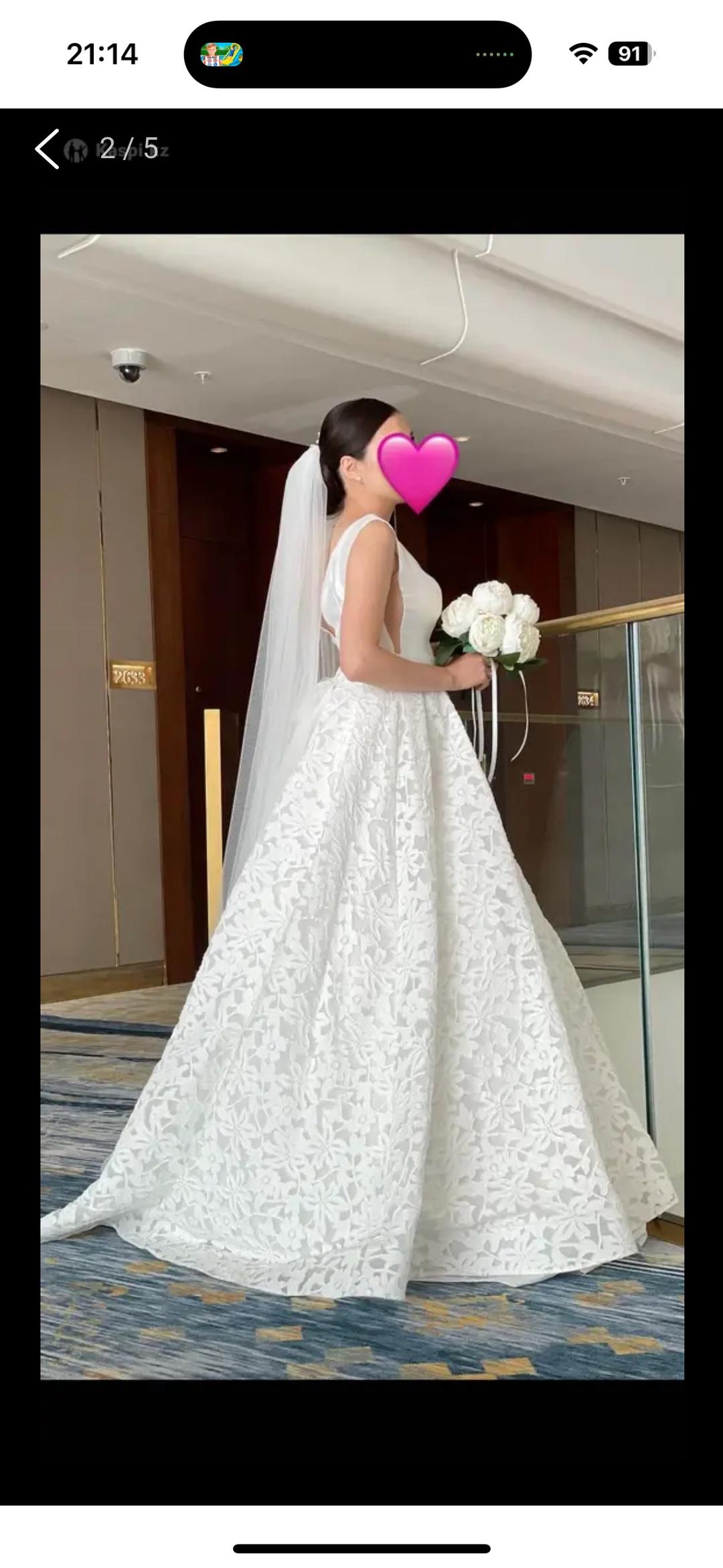 Emilia Sposa Свадебное платье с кружевной юбкой — фото 2