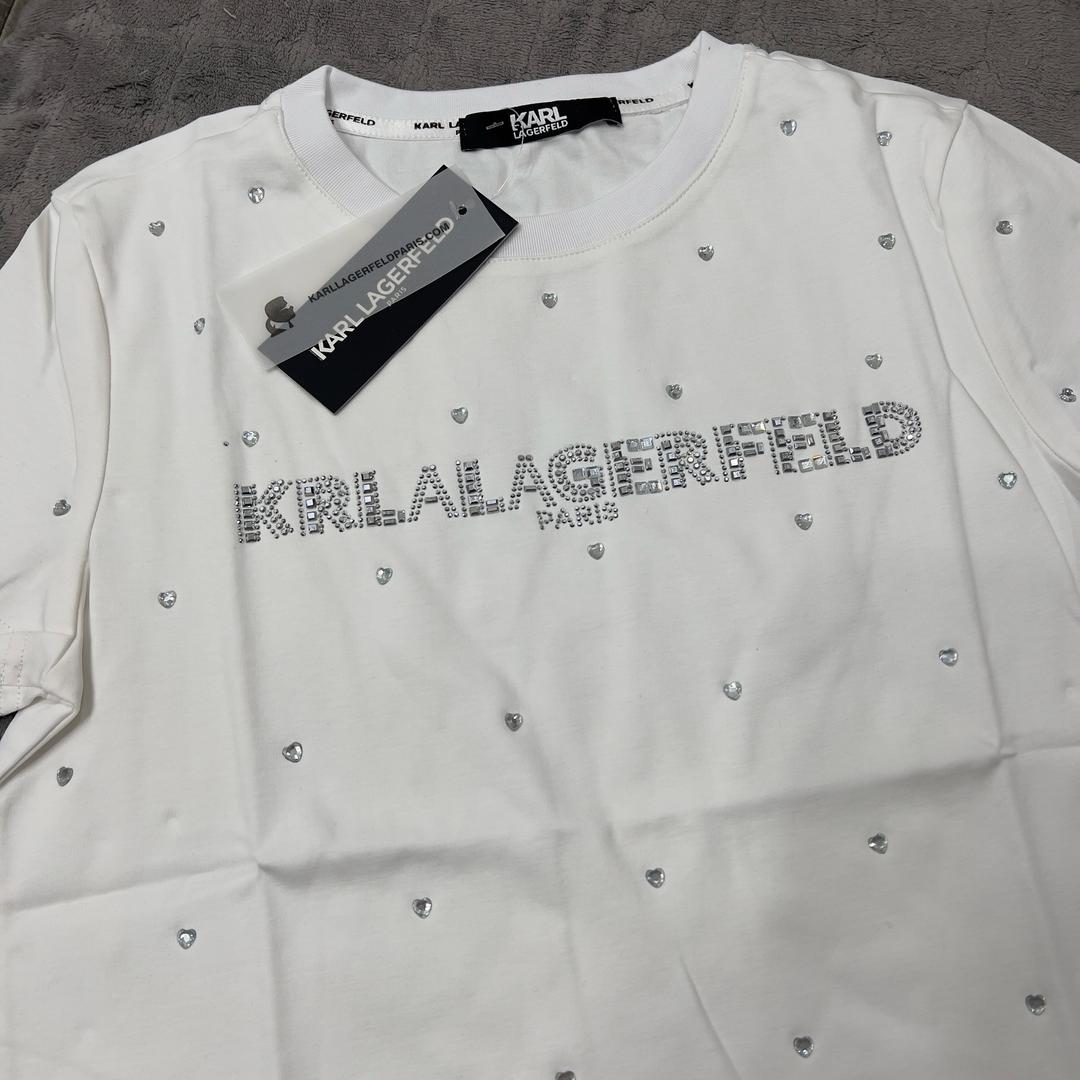 Karl Lagerfeld Белая футболка Karl Lagerfeld — фото 2