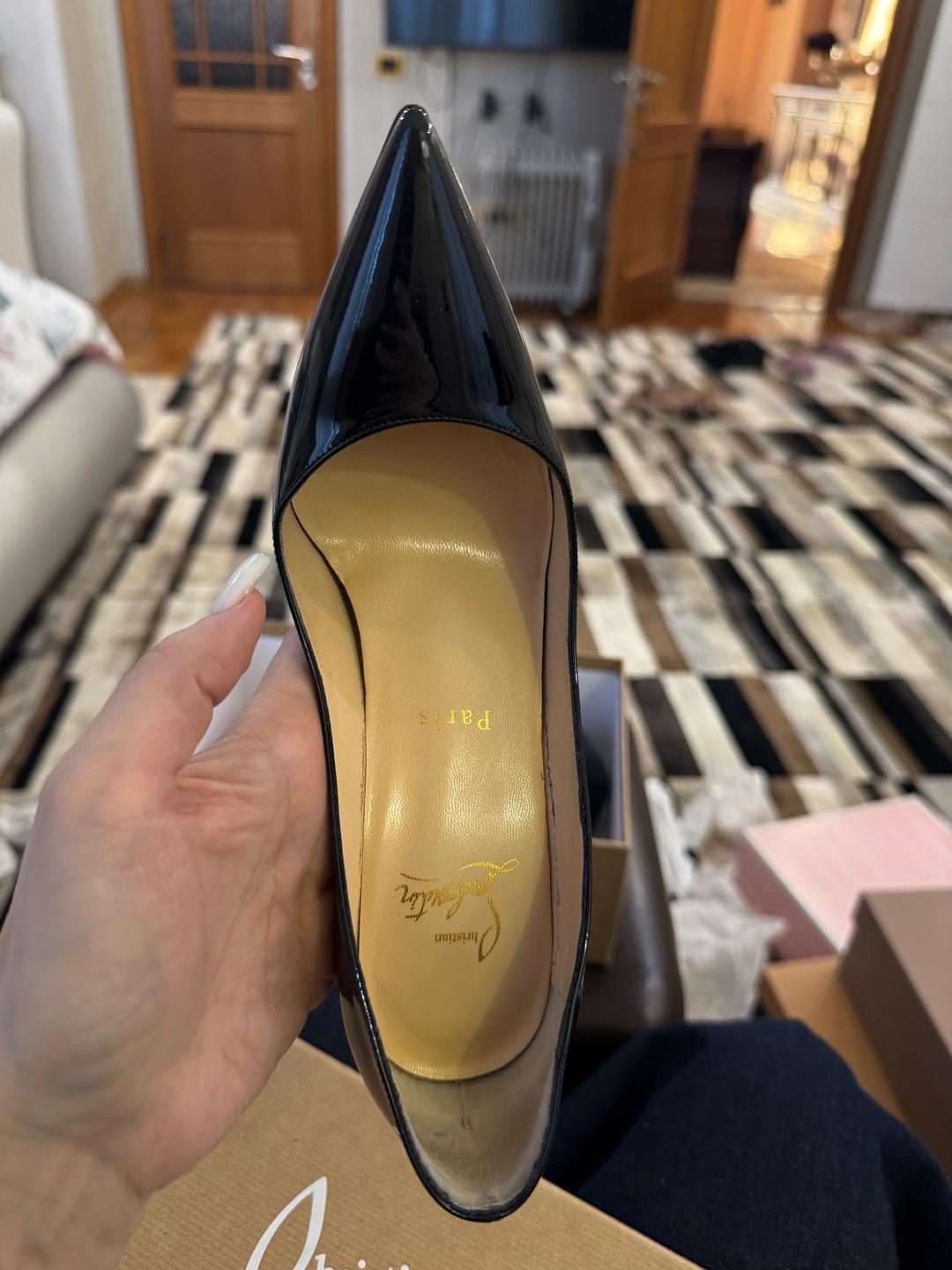 Christian Louboutin Туфли черные кожаные — фото 2