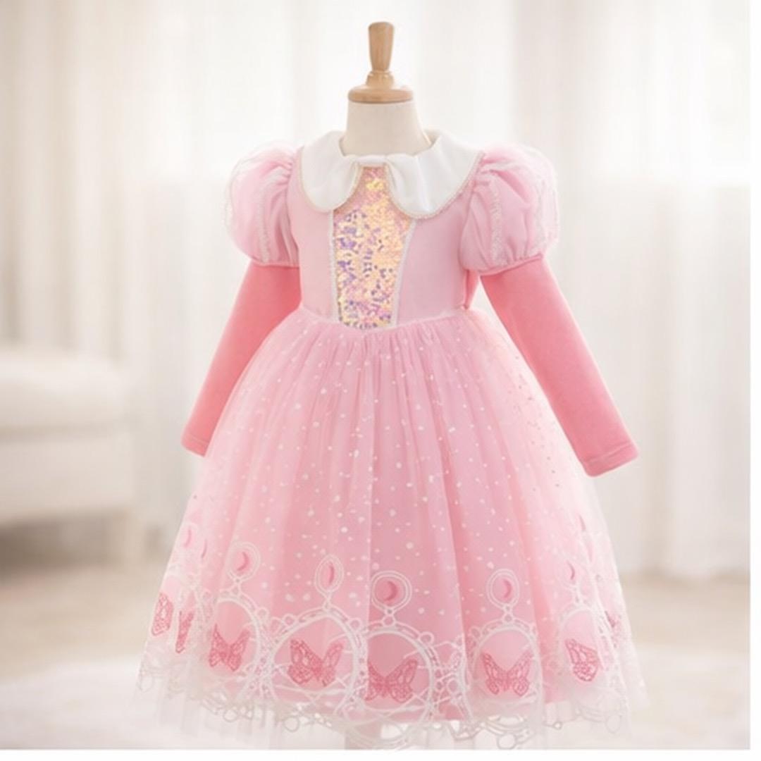 ДЕТИ В ЦВЕТЕ Платье принцессы для девочки + СЪЁМНЫЙ шлейф — фото 2