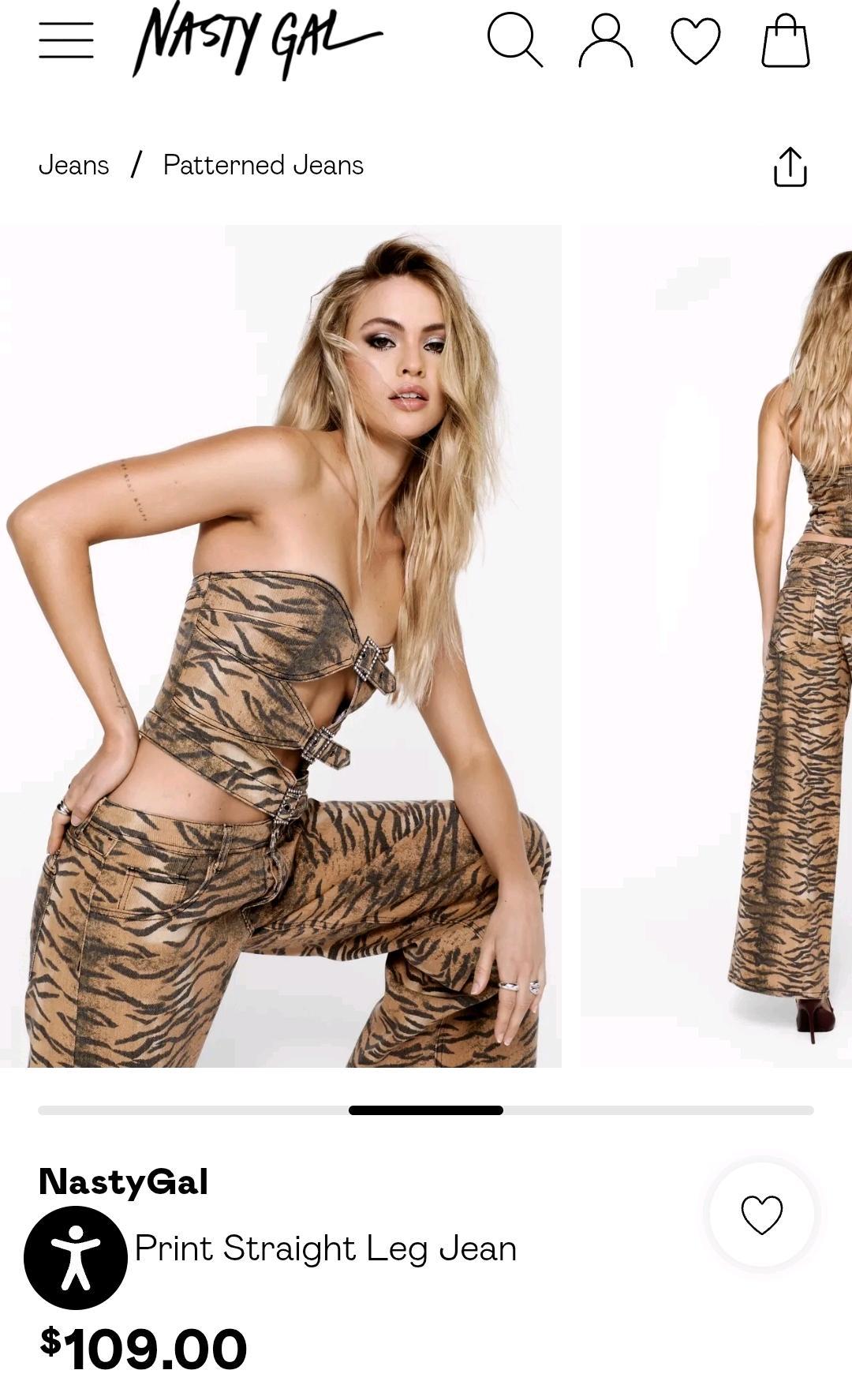 Nasty Gal Джинсы Nasty Gal 58 размер — фото 2
