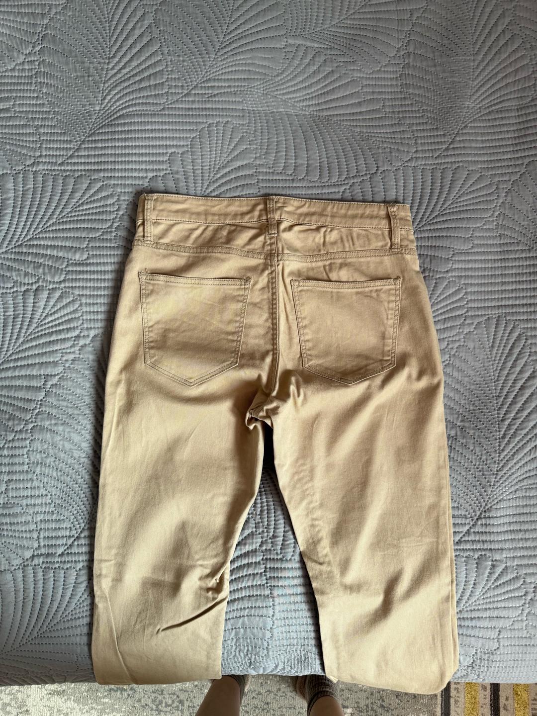 H&M бежевые брюки Н&М — фото 2