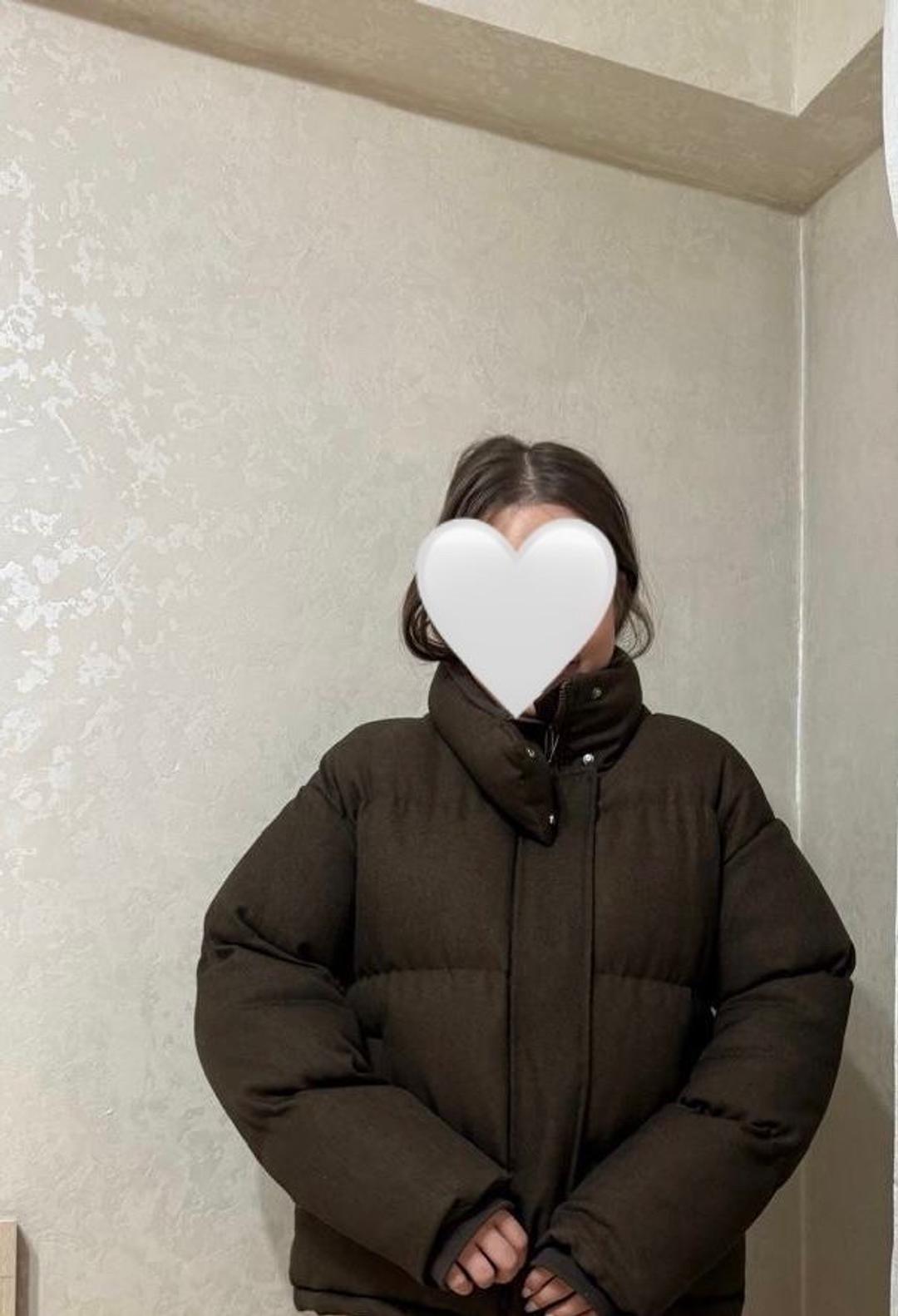 Нет бренда Коричневая зимняя куртка — фото 2