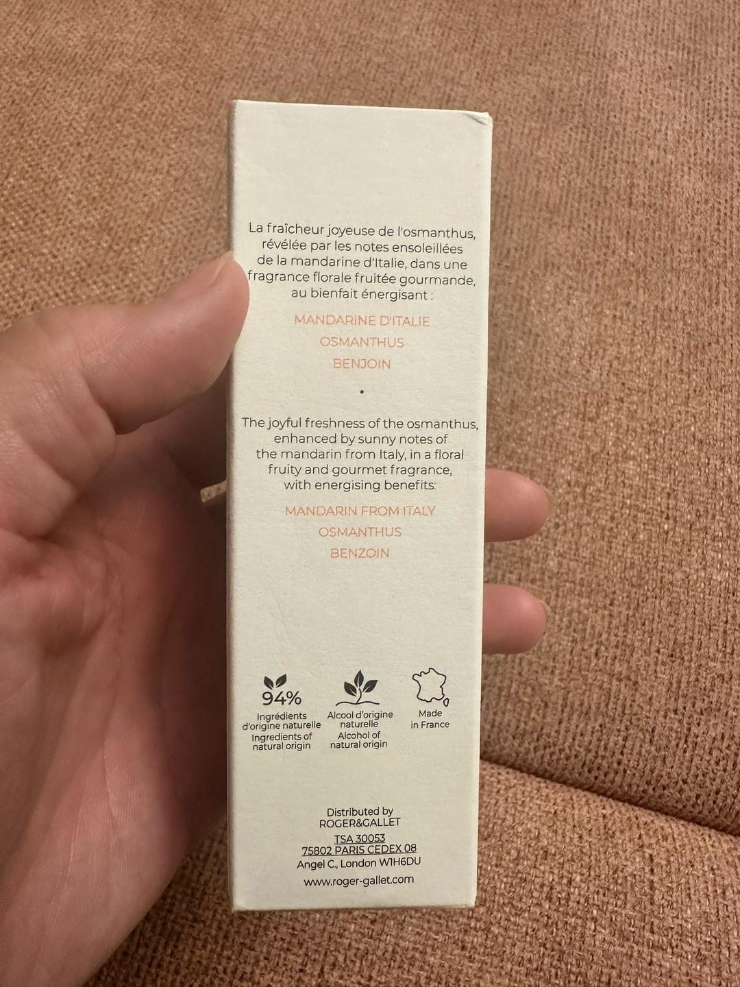 Roger & Gallet Fleur d'Osmanthus парфюмерная вода — фото 2