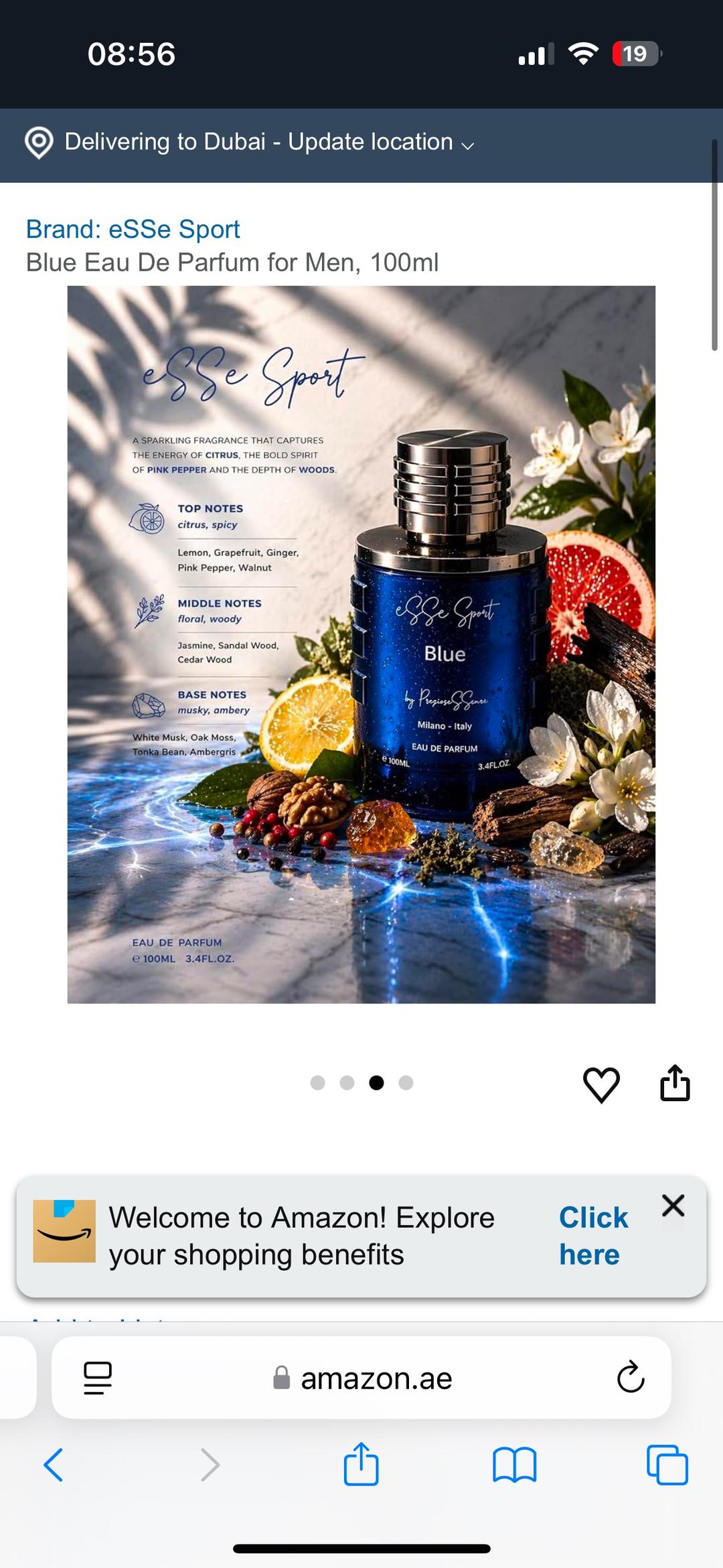 Нет бренда Esse sport blue парфюм — фото 2
