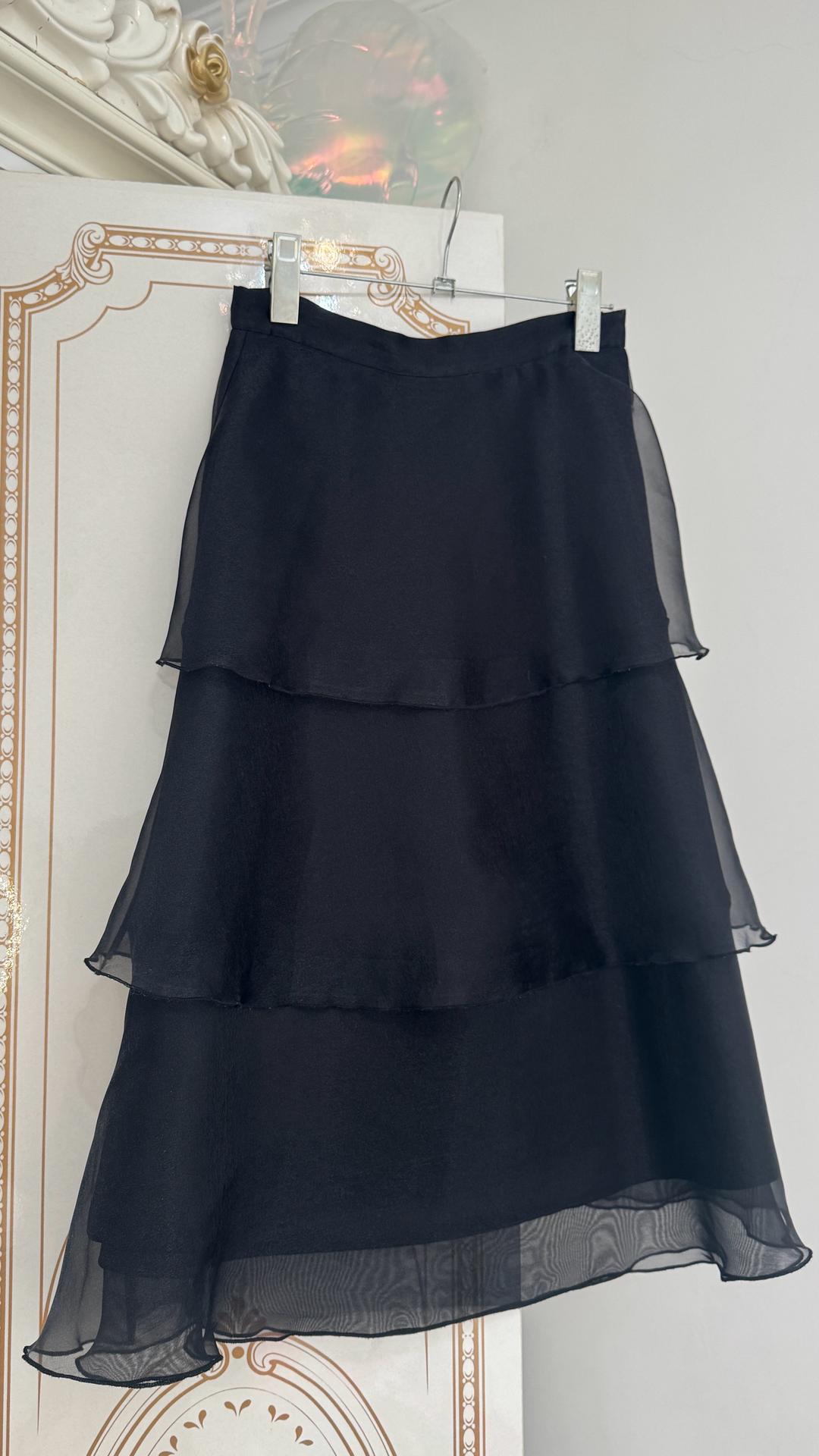 H&M Ярусная шифоновая юбка H&M — фото 2