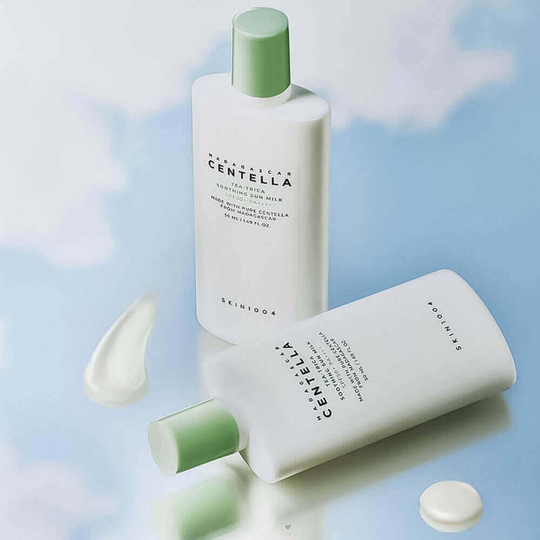 Skin1004 SKIN1004 Madagascar Centella Tea-Trica Soothing Sun Milk — фото 2