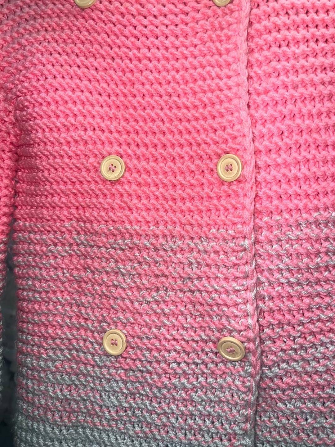 Handmade (ручная работа) Вязанный кардиган на девочку — фото 2