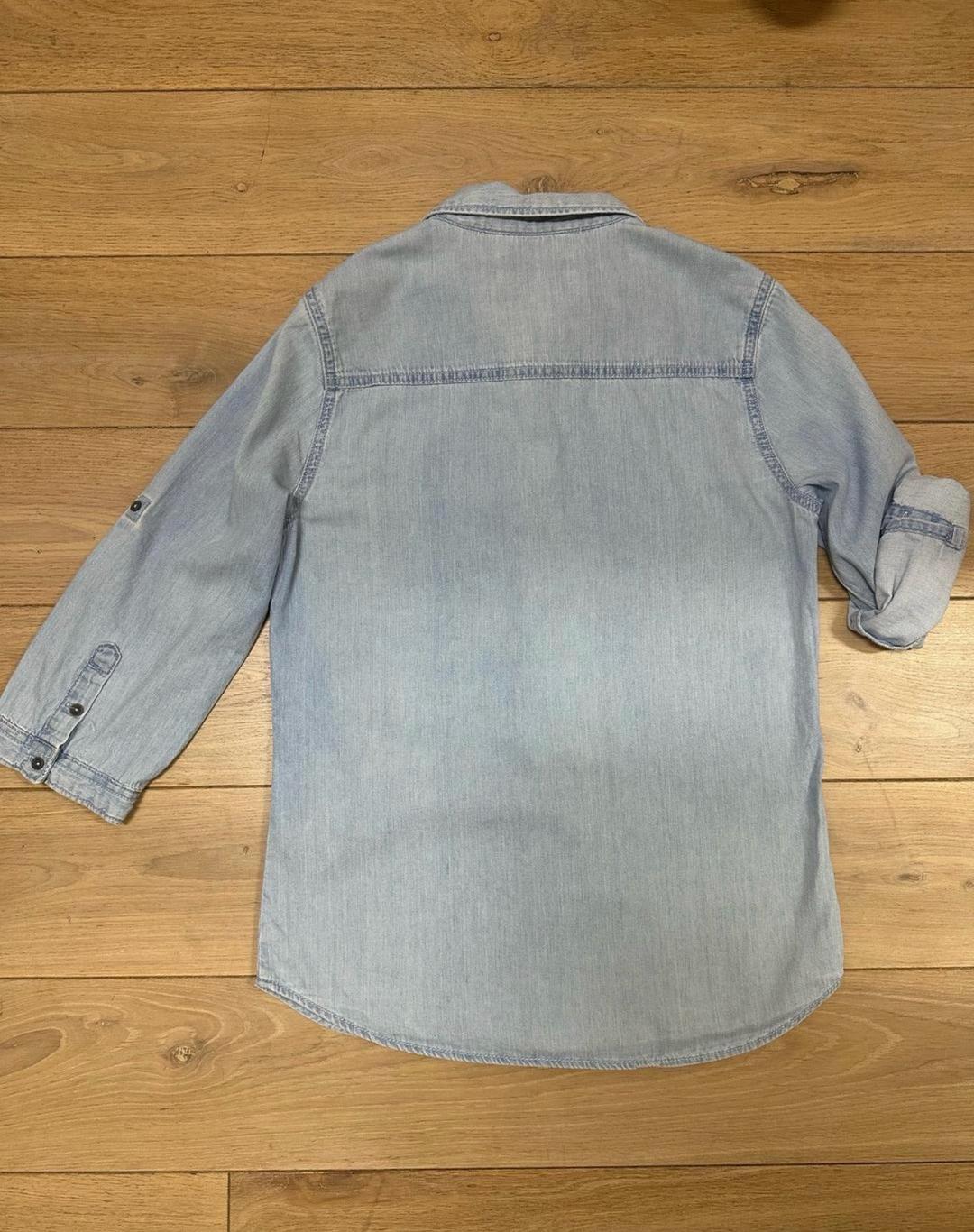Zara Джинсовая рубашка ZARA — фото 2