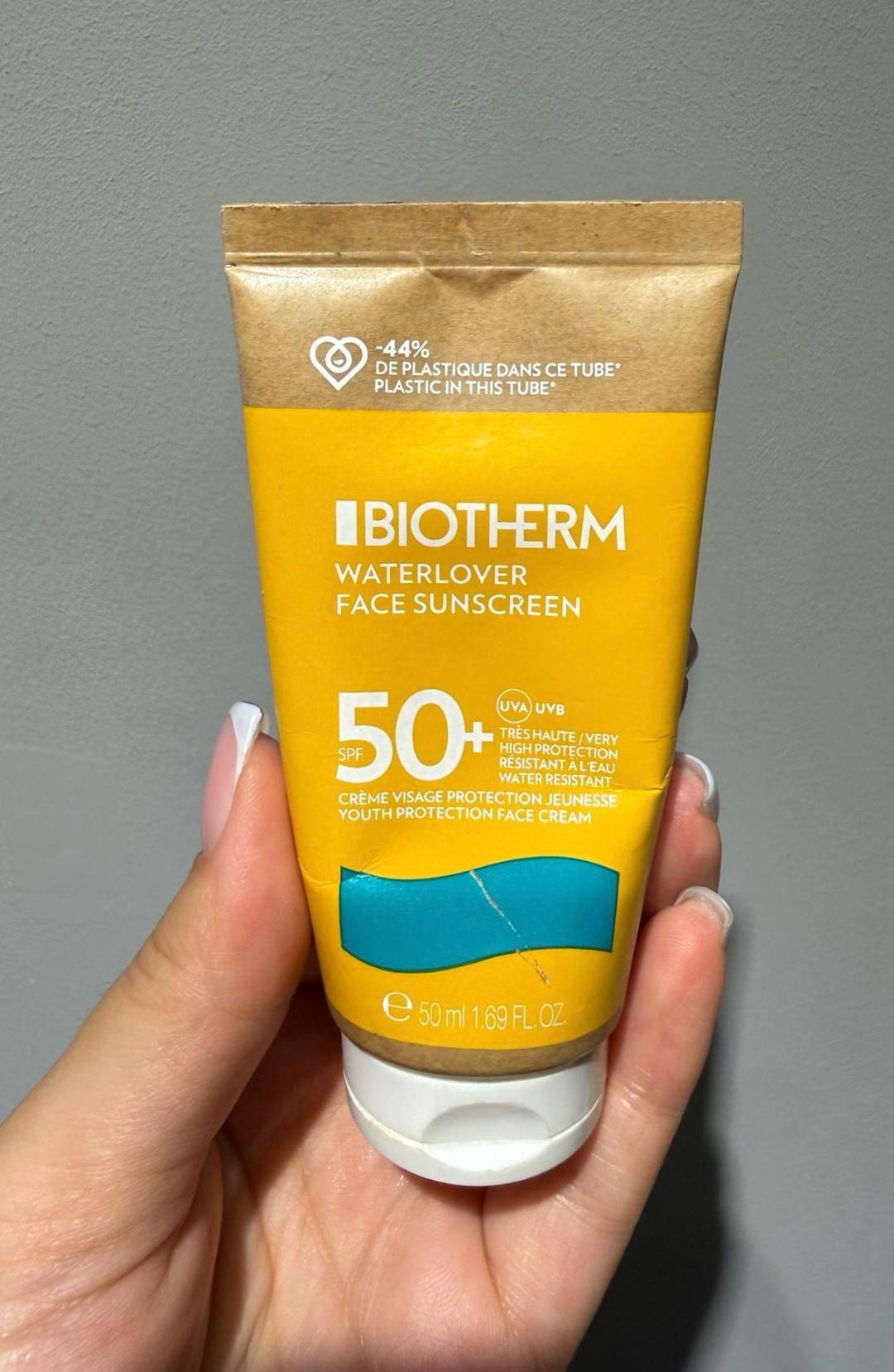 Biotherm Солнцезащитный крем для лица BIOTHERM Waterlover SPF50 — фото 2