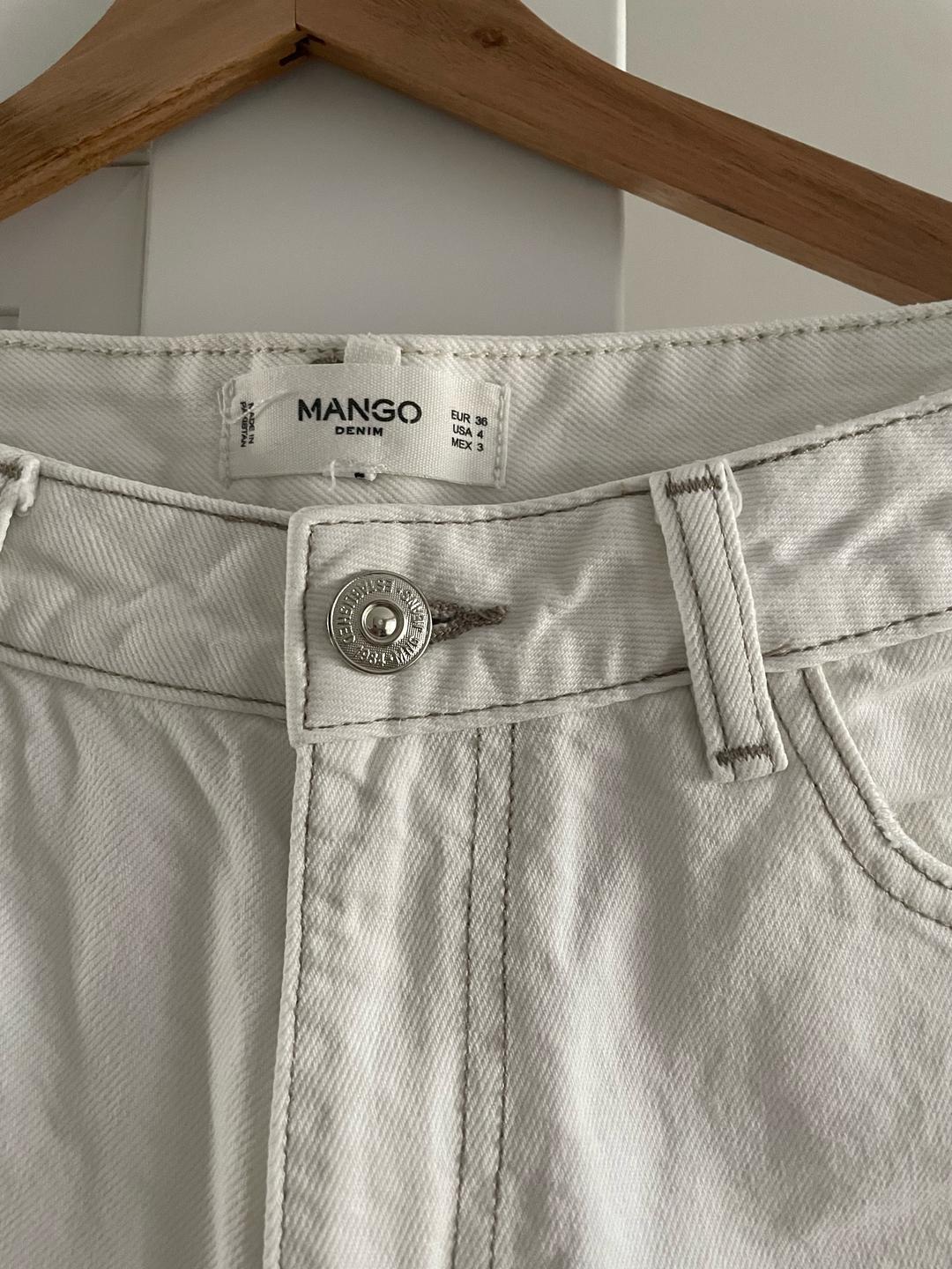 Mango Белые джинсы Mango — фото 2