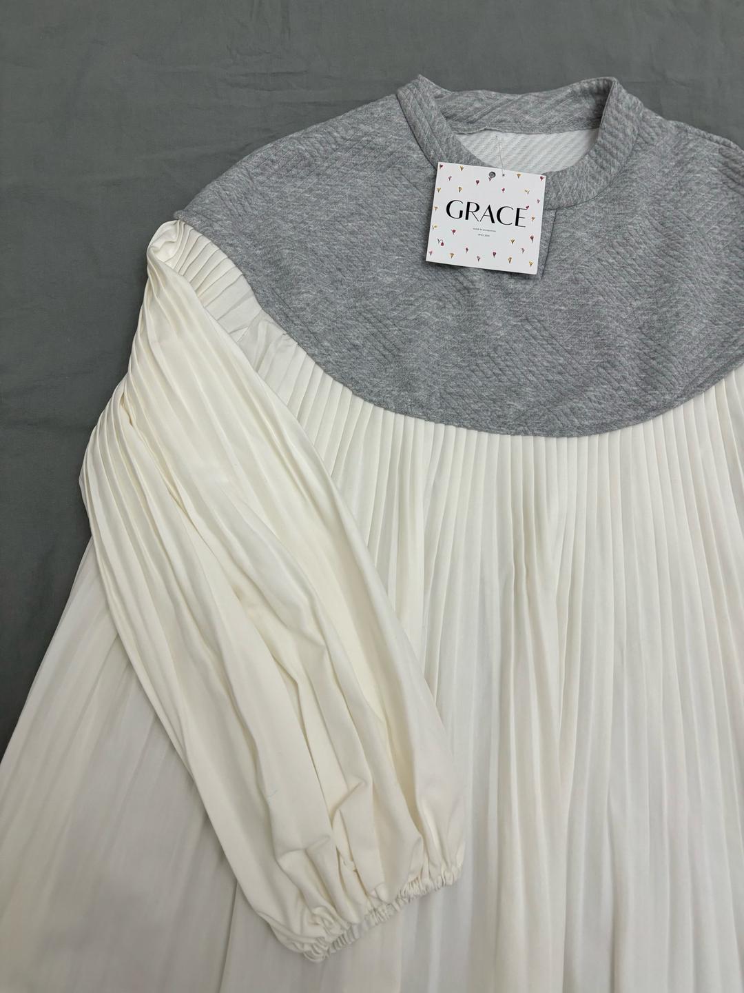 Grace Atelier Комбинированная кофта в корейском стиле — фото 2