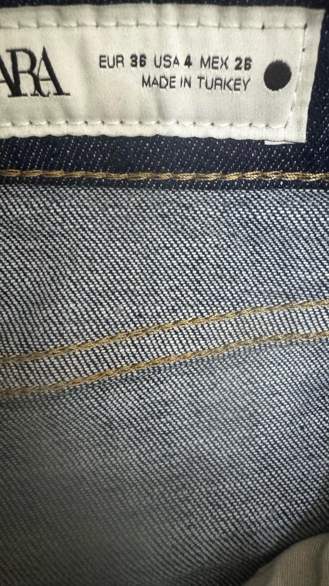 Zara Синие джинсы Zara — фото 2