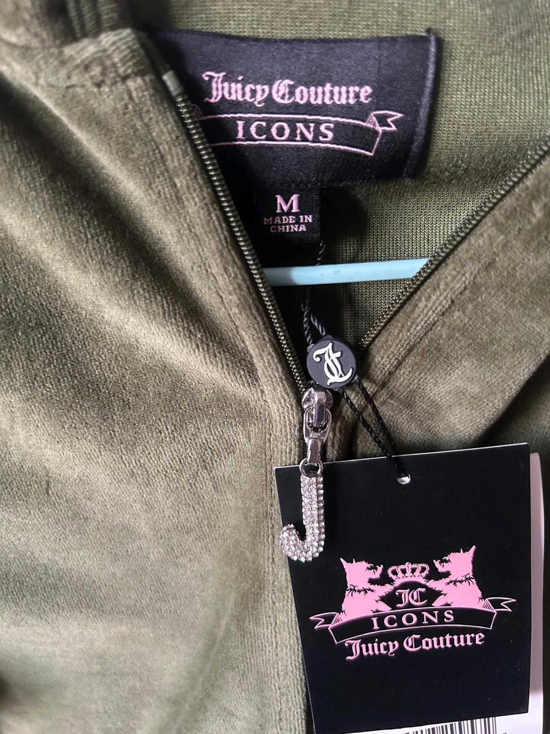 Juicy Couture Новая кофта Juicy Couture s зеленая на замке, оригинал — фото 2