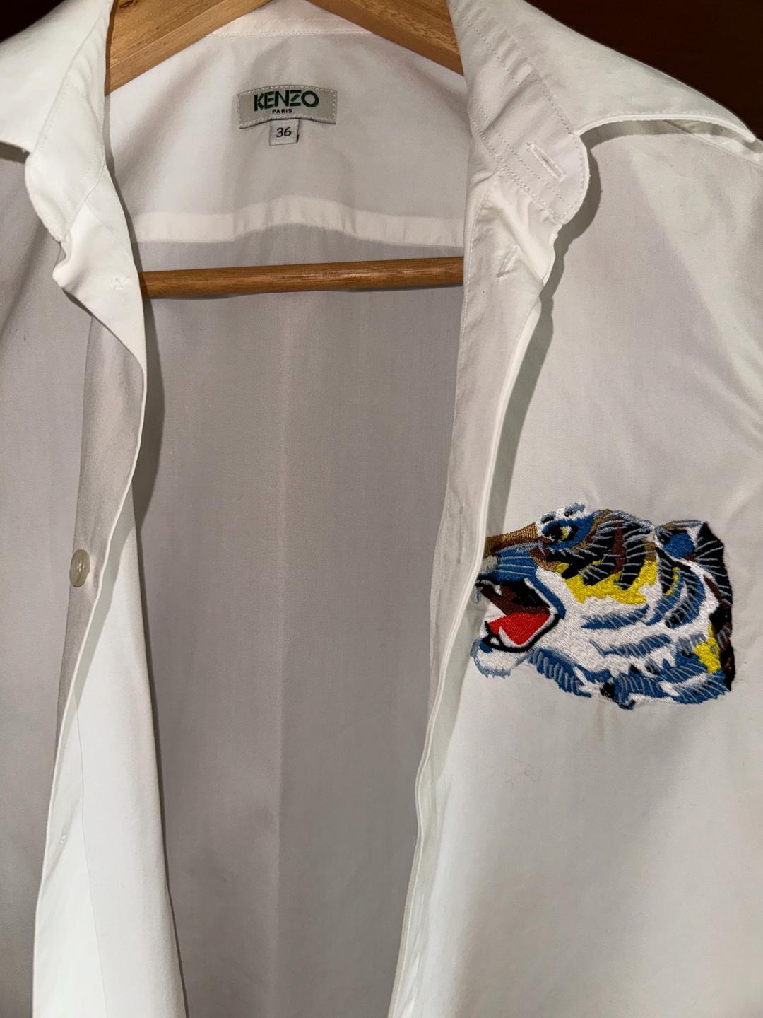Kenzo Kenzo белая рубашка — фото 2