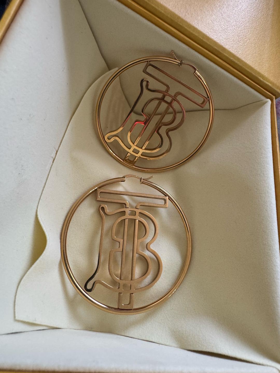 Burberry Серьги-кольца Burberry — фото 2