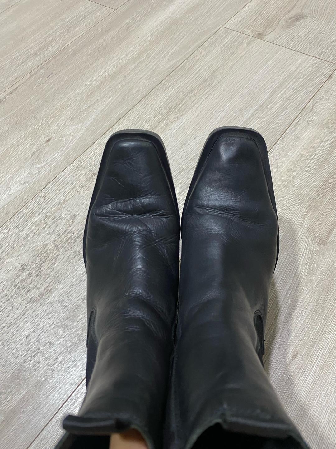 H&M Казаки кожаные — фото 2