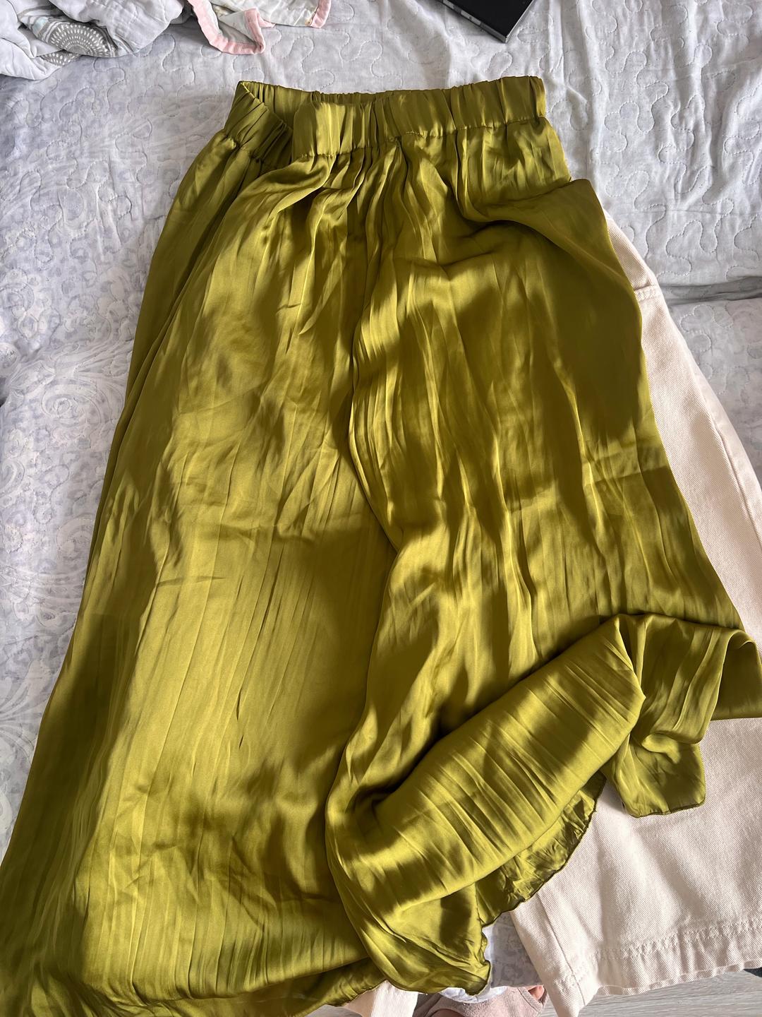 Zara Атласная юбка миди Zara — фото 2