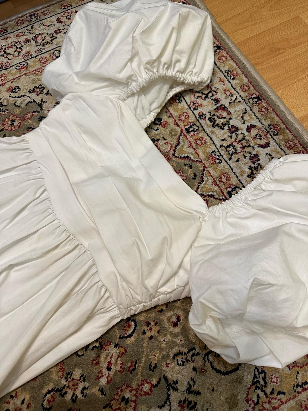 Zara Белое платье Зара — фото 2