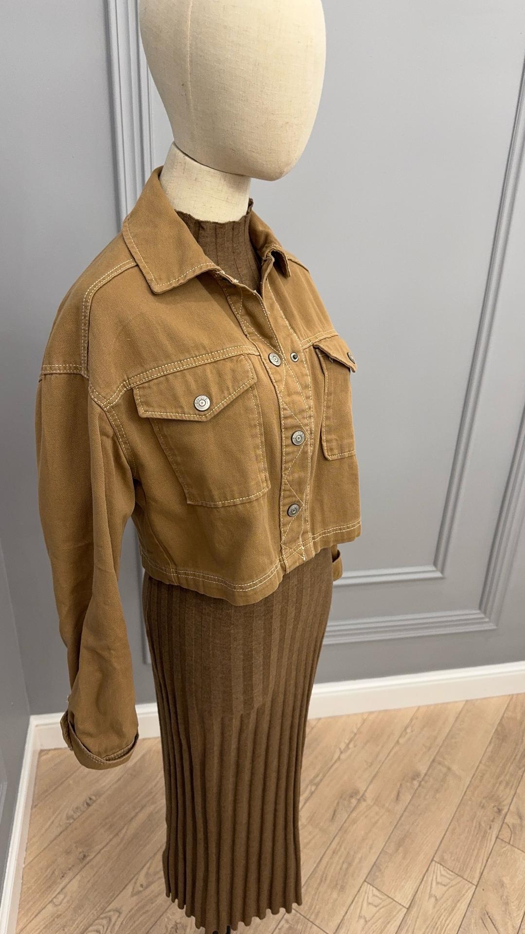Mango Платье с джинсовкой — фото 2