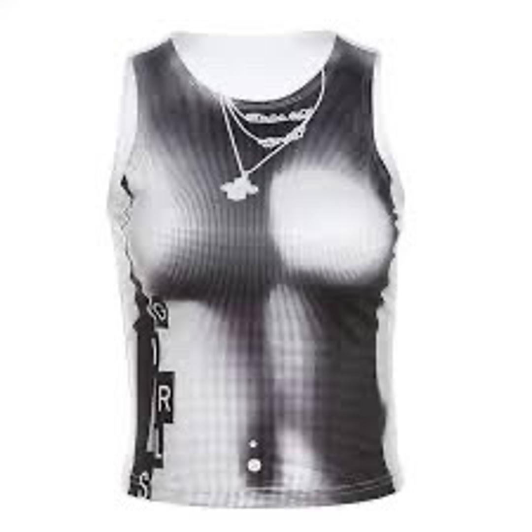 SHEIN Топ в стиле y2k с принтом. — фото 2