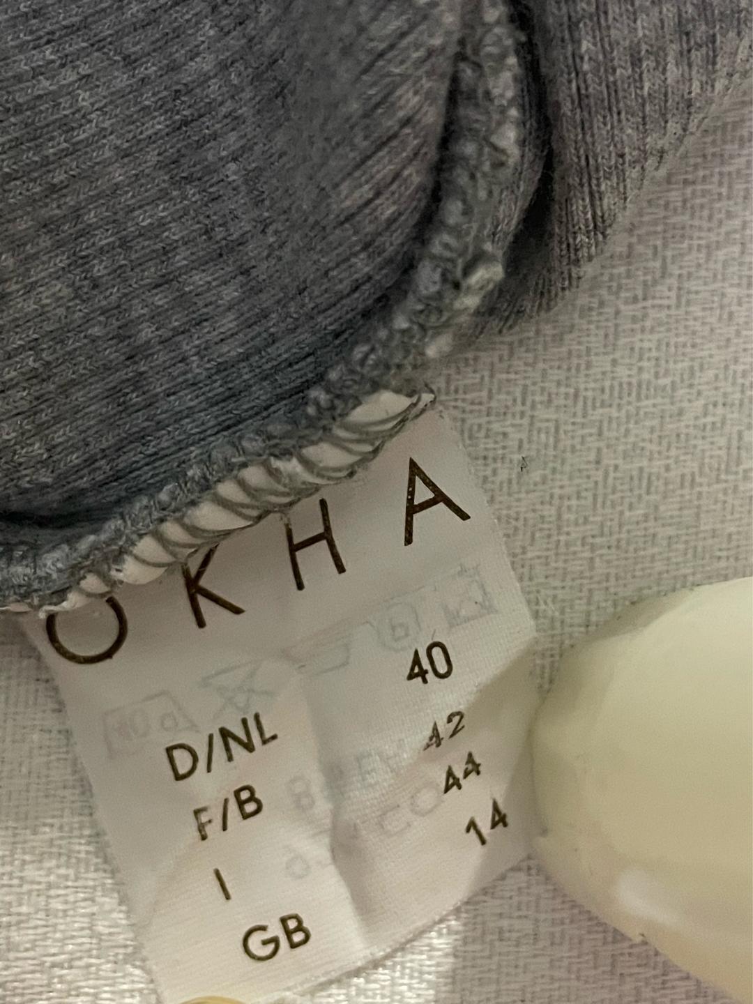 Винтаж Лонгслив V образный L размера — фото 2