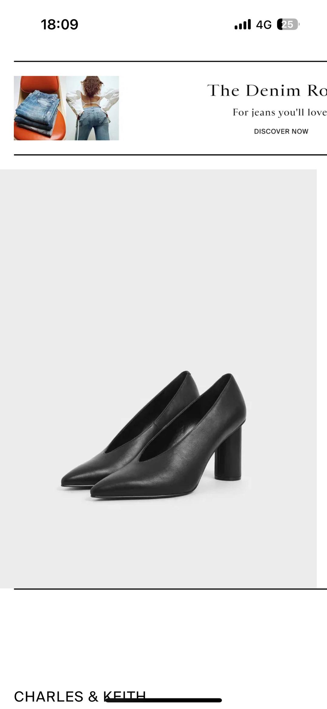 Charles & Keith черные туфли Charles and keith — фото 2
