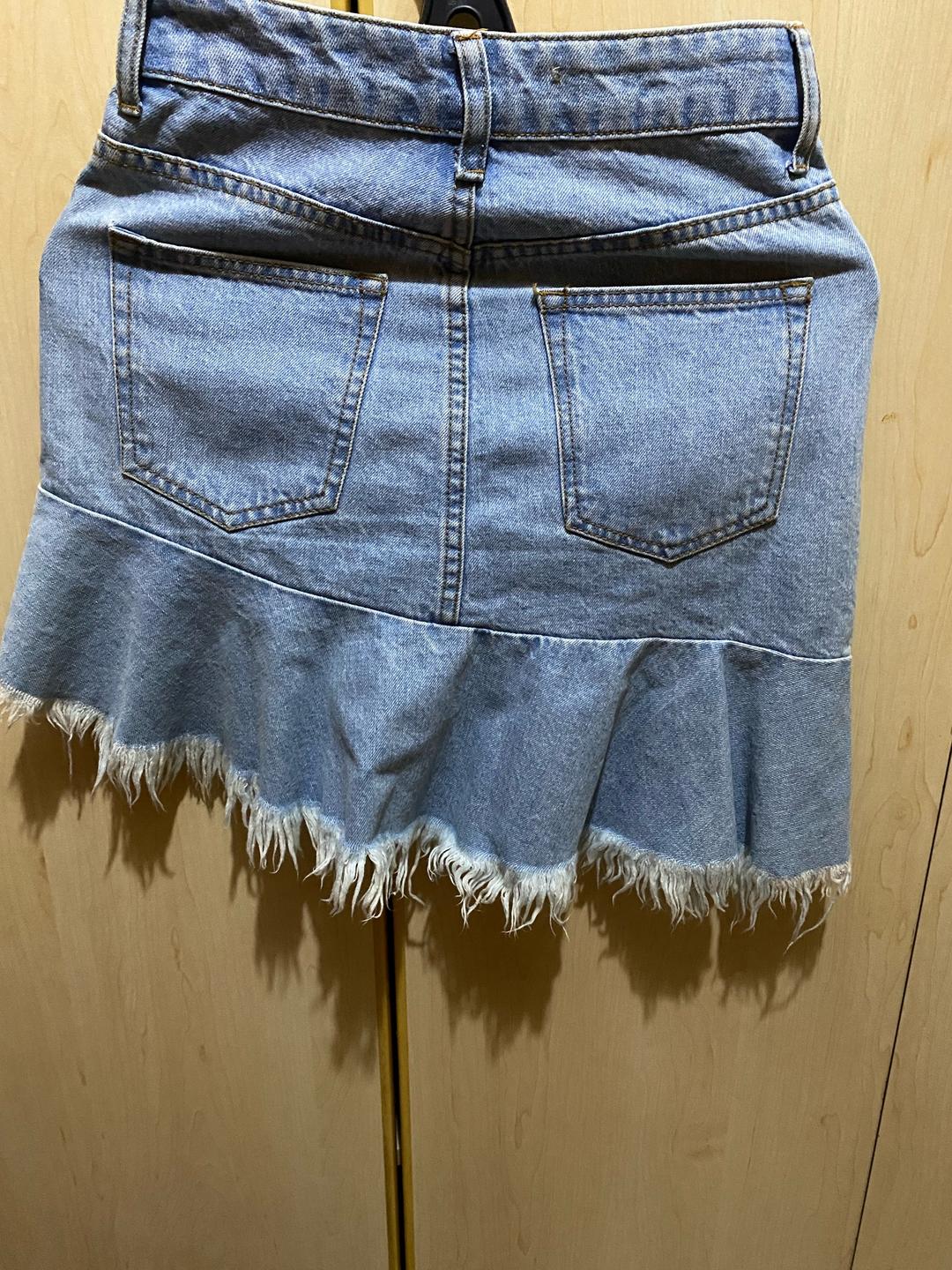 Bershka Джинсовая юбка мини BERSHKA — фото 2