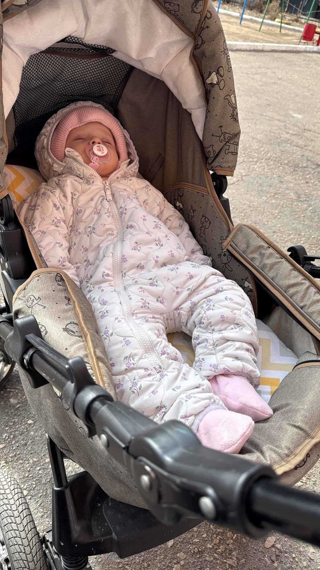 Baby Go Стеганый комбинезон для девочки — фото 2