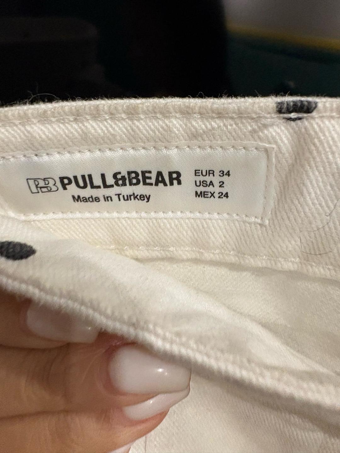 Pull & Bear Джинсы Pull&Bear в горошек — фото 2