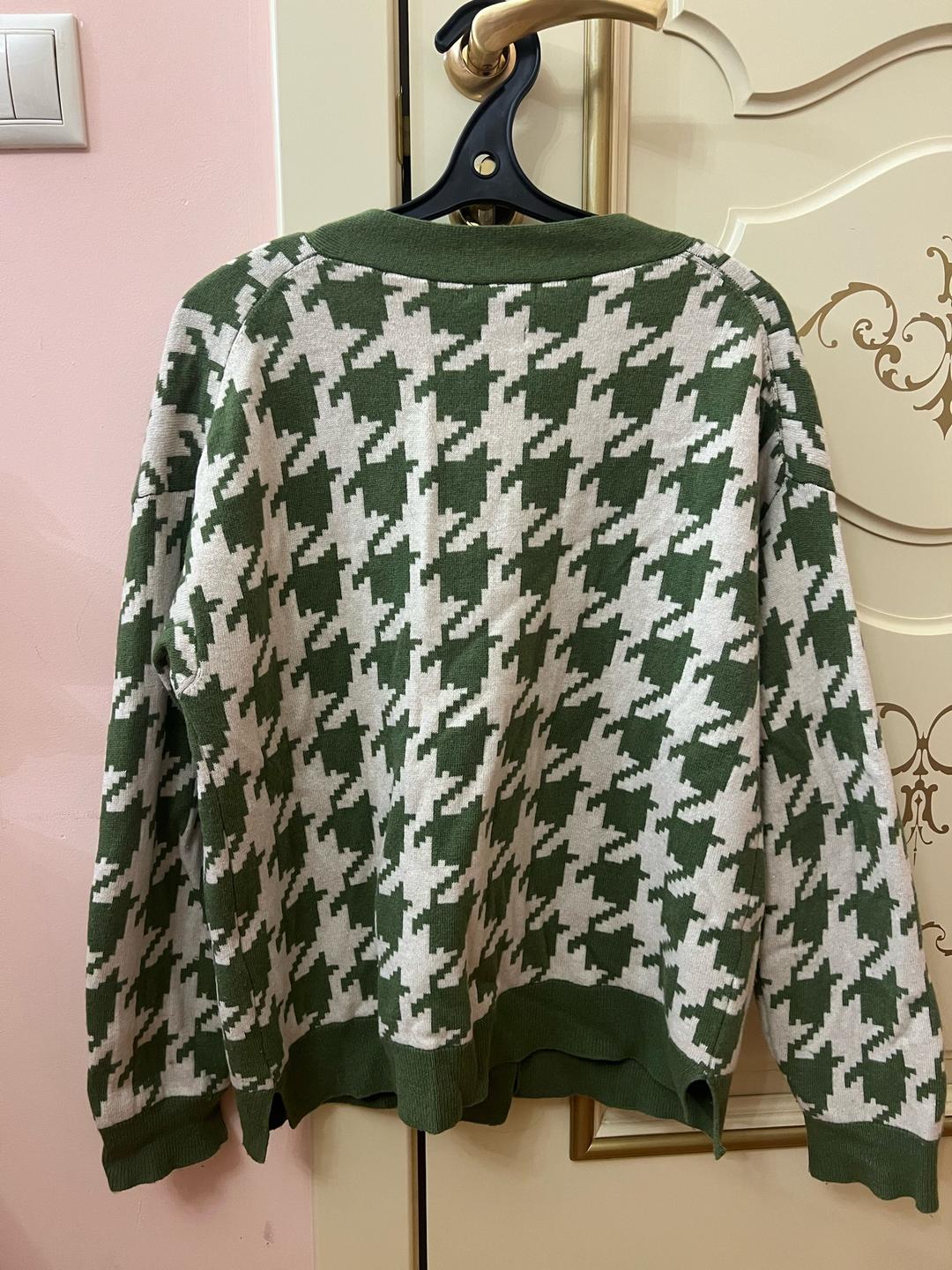 Massimo Dutti Кардиган Massimo Dutti в клетку гусиная лапка — фото 2