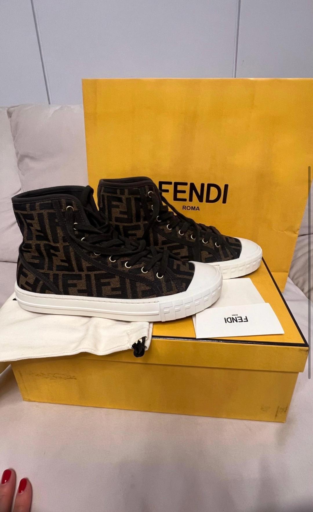 Fendi Кеды fendi оригинал — фото 2