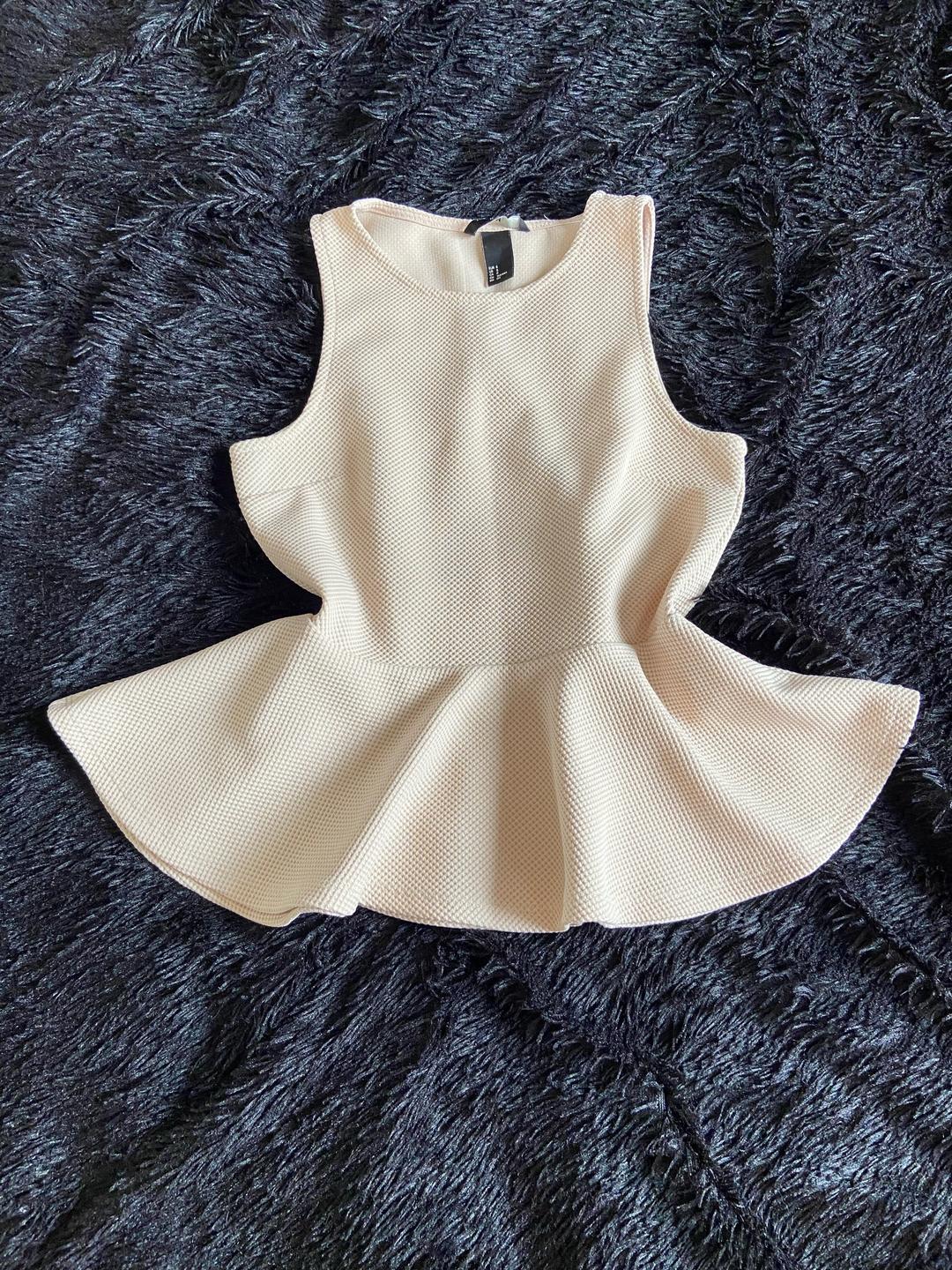 H&M Бежевая блузка H&M — фото 2
