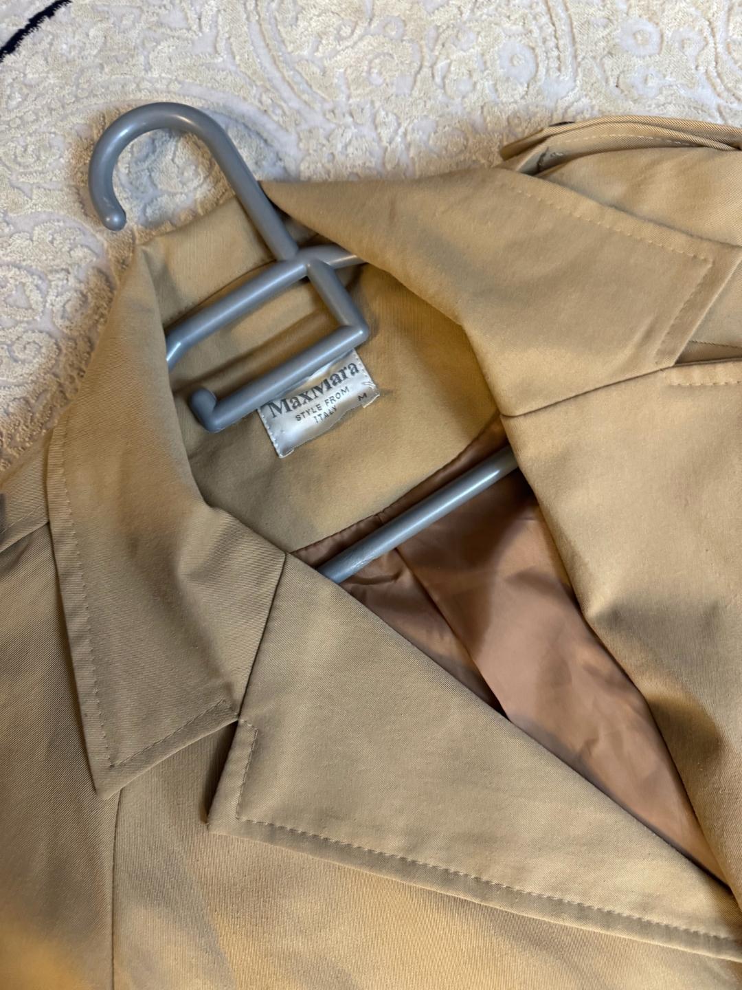 Max Mara Тренч Max Mara бежевый — фото 2