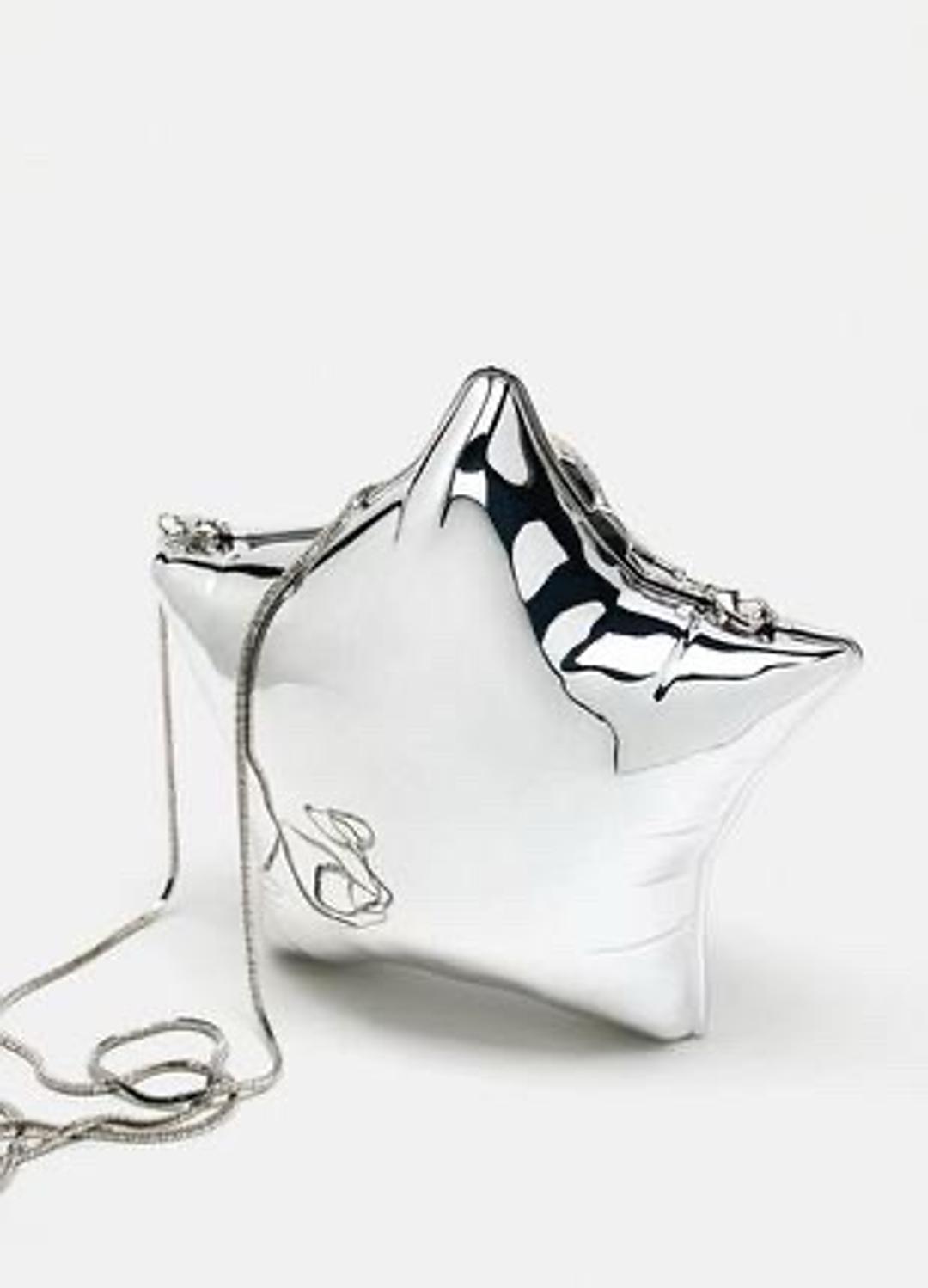 Zara Клатч Zara в форме звезды (минодьер, сумочка) — фото 2